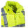 Men's Waterproof Lime High-Visibility Work Jacket